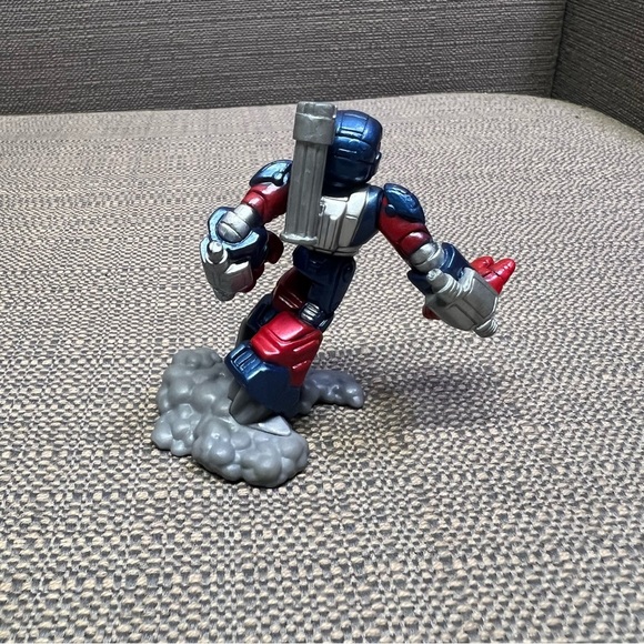 Marvel Super Hero Squad IRON PATRIOT figure blast off version Iron Man - Picture 3 of 5